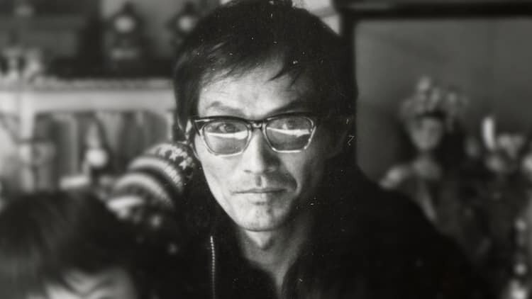 書斎の岡本喜八